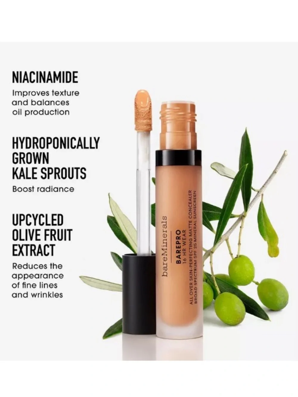 bareMinerals BAREPRO 16 HR Skin-Perfecting Matte Concealer - LIGHT 255 NEUTRAL
